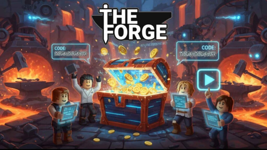 códigos the forge roblox atualizado.