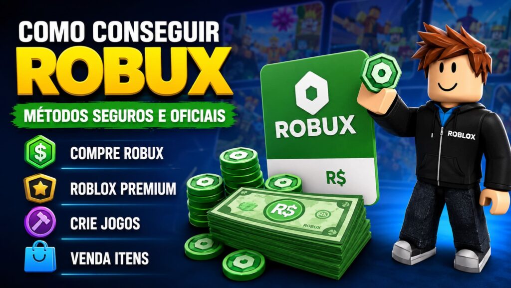 Como Conseguir Robux Métodos Seguros e Oficiais para Ganhar a Moeda do Roblox.