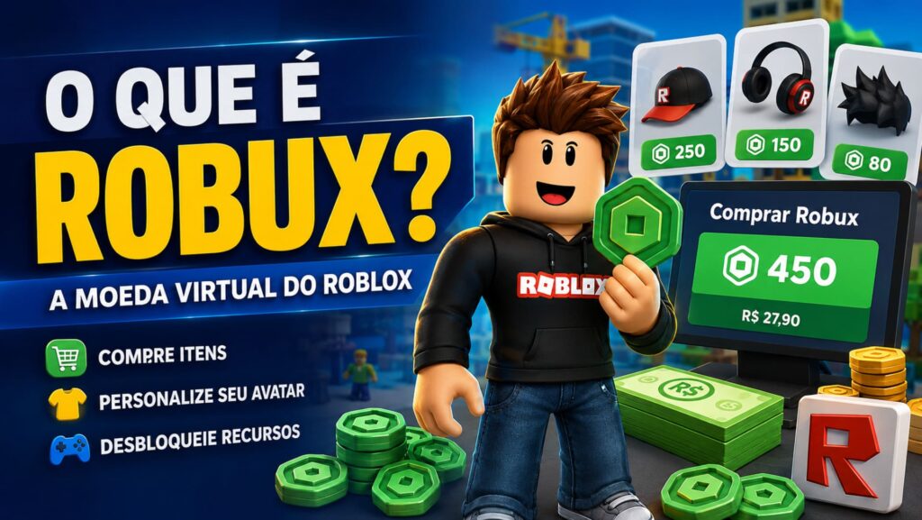 O Que é Robux Como Funciona a Moeda Virtual do Roblox.