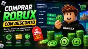 Comprar Robux com desconto e economizar com formas oficiais.